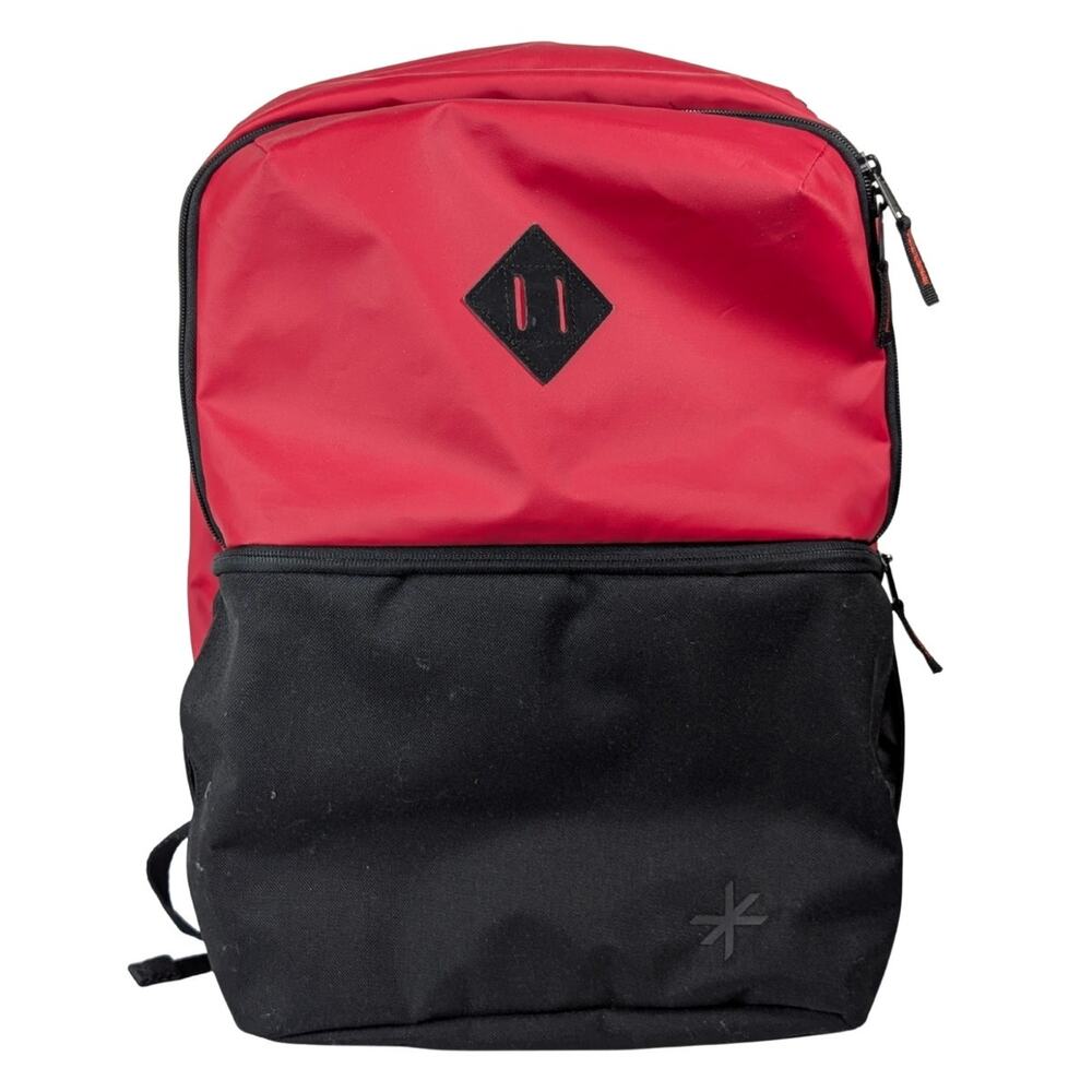 The Shrine Duality Sneaker Daypack Backpack Red Black Laptop Bag USED